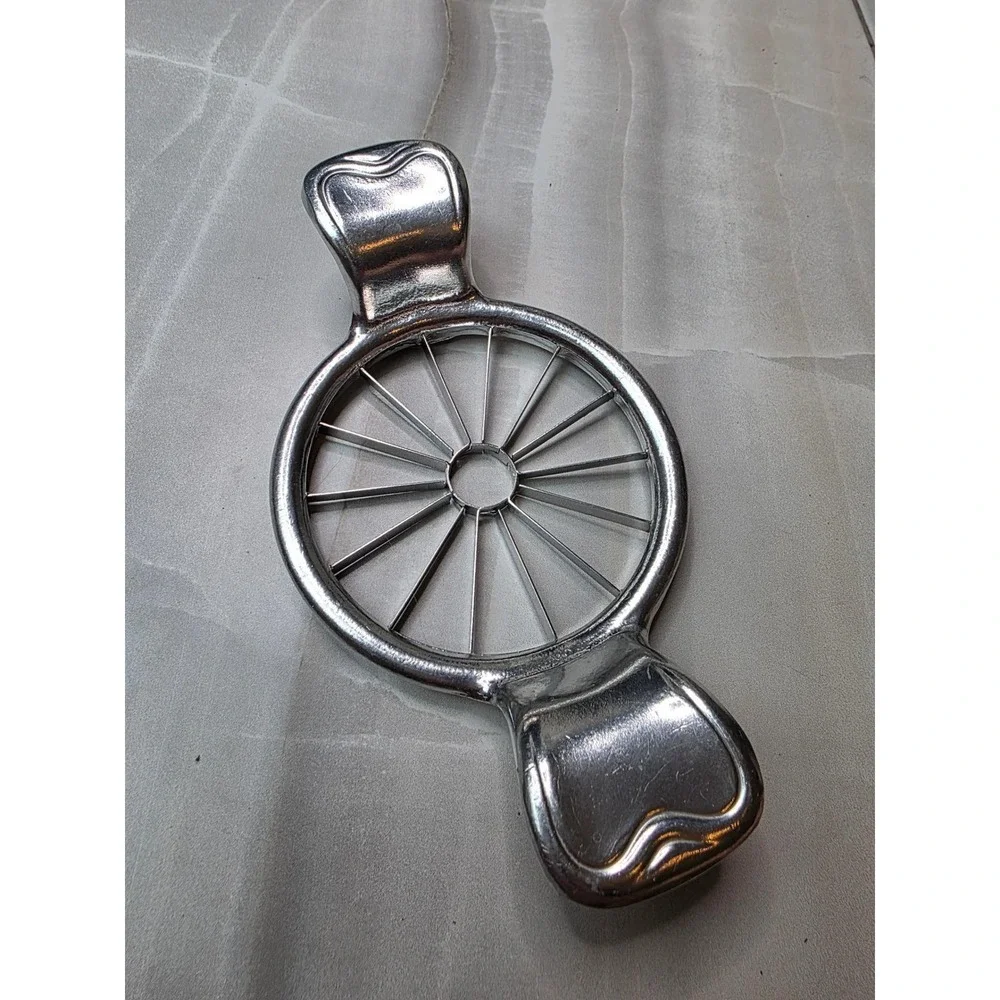 Vintage Wilesco Apfella Apple Slicer Corer West Germany Chrome Metal 12 Slice A6